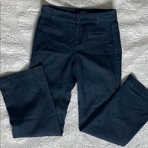 Ann Taylor Loft jeans- curvy trouser 2P